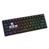 Mechaninė žaidimų klaviatūra SAVIO BLACKOUT X2 BLUE, 61 klavišų 60% USB-C atjungiamas laidas, RGB LED, Outemu Blue jungikliai, N-key rollover