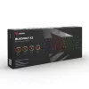 Mechaninė žaidimų klaviatūra SAVIO BLACKOUT X2 BLUE, 61 klavišų 60% USB-C atjungiamas laidas, RGB LED, Outemu Blue jungikliai, N-key rollover