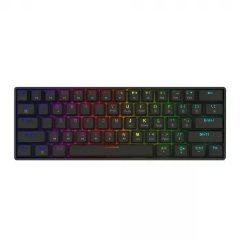 SAVIO BLACKOUT X2 mechaninė klaviatūra, Outemu Blue jungikliai, hot swap, laidinė USB, su apšvietimu, juoda
