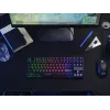 Trust GXT 833 Thado klaviatūra žaidimams USB juoda, sidabrinė