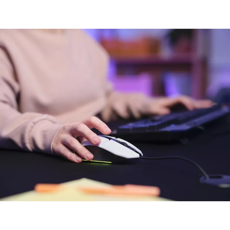 Trust GXT 109W Felox žaidimų pelė, dešinei rankai, USB-A, optinė, 6400 DPI
