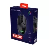 Trust GXT 109 Felox pelė žaidimams, dešinei rankai, USB Type-A, optinė, 6400 DPI
