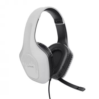 Trust GXT 415W Zirox ausinės su mikrofonu, laidinės, žaidimams, baltos