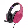 Trust GXT 415P Zirox ausinės laidinės, žaidimams, rožinės