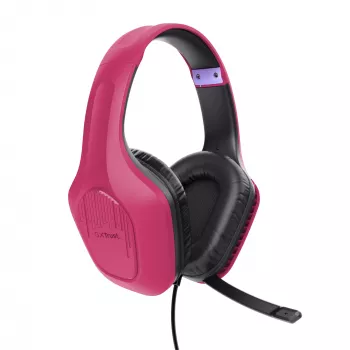 Trust GXT 415P Zirox ausinės laidinės, žaidimams, rožinės