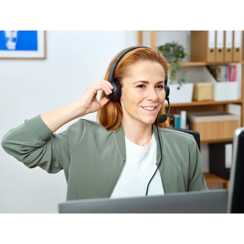 Trust Ayda ausinės laidinės ant ausų skambučiams ir muzikai USB-A juodos