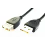 GEMBIRD USB 2.0 Type-A (vyriškas) į Type-A (moteriškas) ilginimo laidas, 2 m - juodas