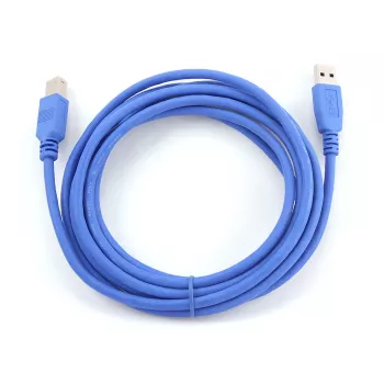 GEMBIRD USB 3.0 laidas A kištukas į B kištuką 3 m – mėlynas