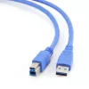 GEMBIRD USB 3.0 laidas A kištukas į B kištuką 3 m – mėlynas