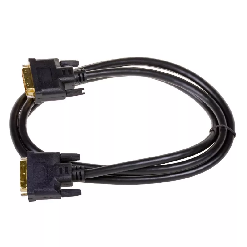 Akyga AK-AV-06 DVI-D Dual Link (24+1) kabelis, kištukas–kištukas, 1,8 m, juodas