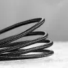 BASEUS Cafule Braided USB-A į USB-C kabelis 2A 2m juodas nailoninis