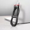 BASEUS Cafule Braided USB-A į USB-C kabelis 2A 2m juodas nailoninis