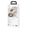 BASEUS greito įkrovimo ir duomenų perdavimo kabelis Cafule USB Type-A – Lightning, 480Mbps (2.4A PD), 1m, juodas