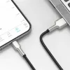 BASEUS greito įkrovimo ir duomenų perdavimo kabelis Cafule USB Type-A – Lightning, 480Mbps (2.4A PD), 1m, juodas