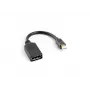 LANBERG DisplayPort kabelis Mini DisplayPort - 0,12 m juodas