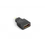 Lanberg AD-0015-BK adapteris HDMI moteriška į Micro HDMI vyrišką, juodas