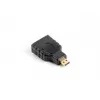 Lanberg AD-0015-BK adapteris HDMI moteriška į Micro HDMI vyrišką, juodas