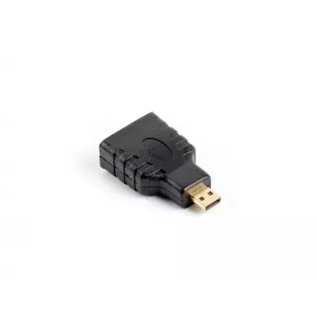 Lanberg AD-0015-BK adapteris HDMI moteriška į Micro HDMI vyrišką, juodas