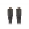 LANBERG HDMI laidas - vyriškas/vyriškas V2.0 4k Plokščias - 1m Juodas
