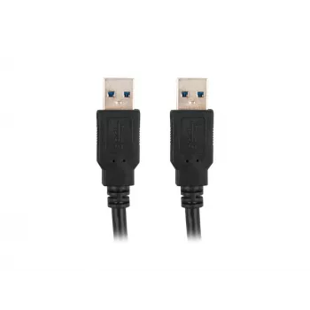 LANBERG USB 3.0 kabelis USB A - 1 m juodas