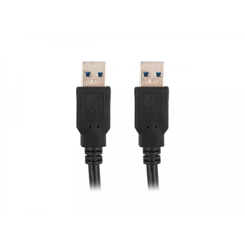 LANBERG USB 3.0 kabelis USB A - 1 m juodas