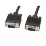 LANBERG VGA M/m Laidas Dvigubai Ekranuotas Su Feritu 3m Juodas