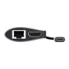 Trust Dalyx 23775 USB-C adapteris 7 viename su keliais prievadais, USB-C 3.2, HDMI, RJ-45 Gigabit Ethernet, SD/microSD skaitytuvas, sidabro spalvos