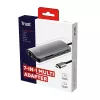 Trust Dalyx 23775 USB-C adapteris 7 viename su keliais prievadais, USB-C 3.2, HDMI, RJ-45 Gigabit Ethernet, SD/microSD skaitytuvas, sidabro spalvos