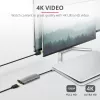 Trust Dalyx 23775 USB-C adapteris 7 viename su keliais prievadais, USB-C 3.2, HDMI, RJ-45 Gigabit Ethernet, SD/microSD skaitytuvas, sidabro spalvos