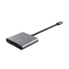Trust Dalyx USB 3.2 Gen 1 USB-C 3-in-1 aliumininis USB-C centras, juodas