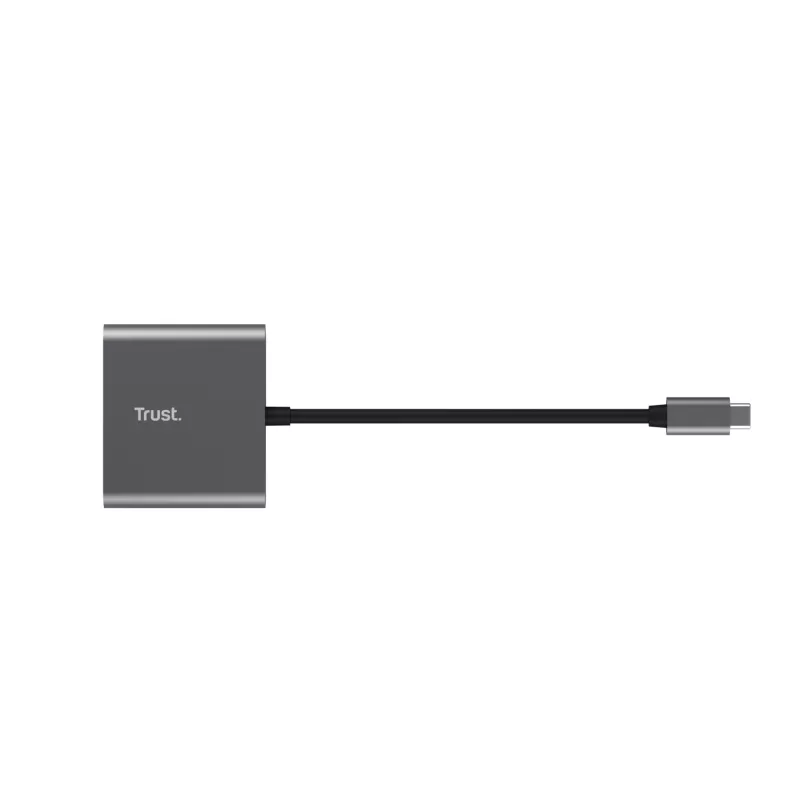 Trust Dalyx USB 3.2 Gen 1 USB-C 3-in-1 aliumininis USB-C centras, juodas
