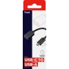 Trust 20967 USB laidas 0.09 m USB C USB A juodas