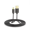 USB laidas UGREEN 10385 Mini-USB 480 Mbps 1,5 m Juodas, greitas įkrovimas