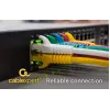 Tinklo laidas Gembird PP6A-LSZHCU-20M RJ-45 Cat6a 20m Pilkas