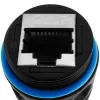 Techly IWP-MD C6-IP68T RJ-45 lizdo keitiklis, juodas