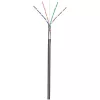 Techly F/UTP laidas Cat.5E CCA 305m kietas lauko juodas ITP8-RIS-0305LO