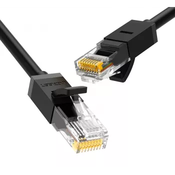 Tinklo kabelis UGREEN Cat6 RJ-45 2 m, U/UTP, 250 MHz, 26 AWG, juodas