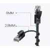 Tinklo kabelis UGREEN Cat6A UTP RJ45 3 m, PVC apvalkalas, 500 MHz, Gigabit Ethernet