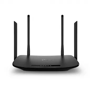 TP-Link Archer VR300 AC1200 belaidis VDSL/ADSL modeminis maršrutizatorius, Wi-Fi 5, dvejopo dažnio (2,4 GHz / 5 GHz), Ethernet LAN, VDSL2, juodas, stalinis
