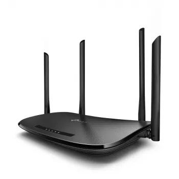 TP-Link Archer VR300 AC1200 belaidis VDSL/ADSL modeminis maršrutizatorius, Wi-Fi 5, dvejopo dažnio (2,4 GHz / 5 GHz), Ethernet LAN, VDSL2, juodas, stalinis