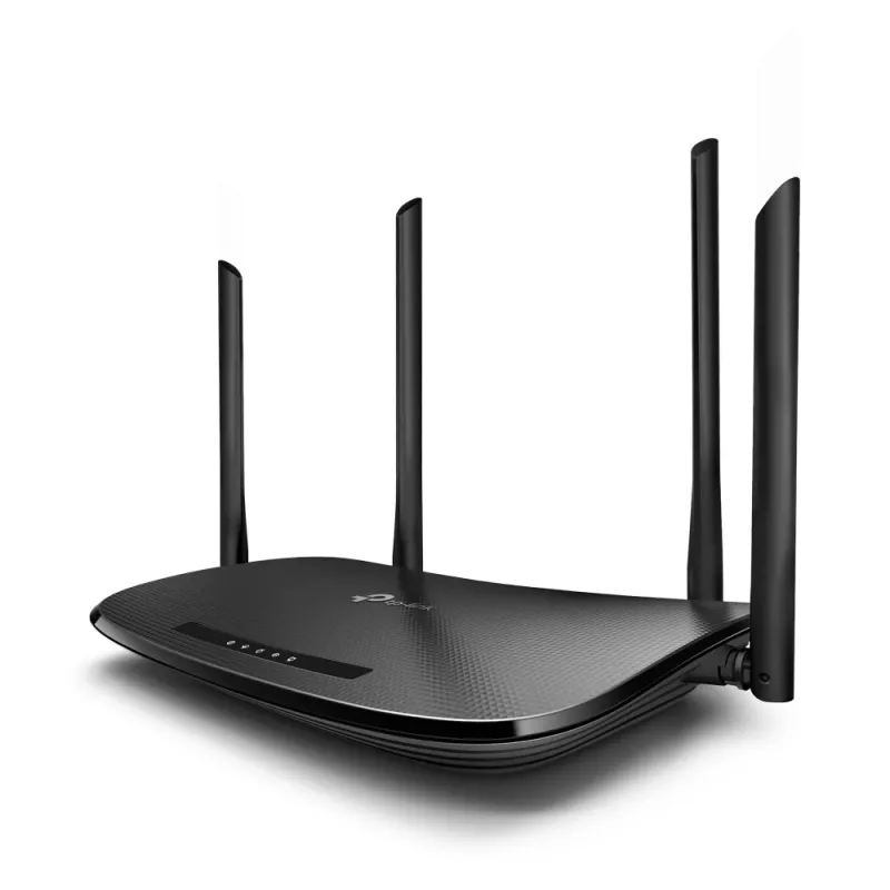 TP-Link Archer VR300 AC1200 belaidis VDSL/ADSL modeminis maršrutizatorius, Wi-Fi 5, dvejopo dažnio (2,4 GHz / 5 GHz), Ethernet LAN, VDSL2, juodas, stalinis