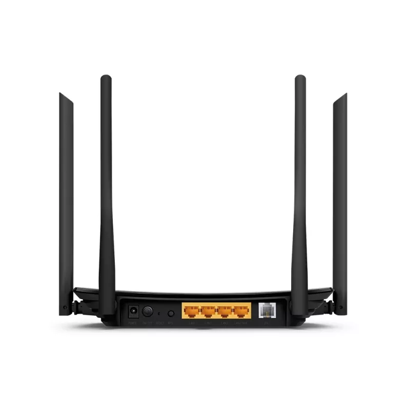 TP-Link Archer VR300 AC1200 belaidis VDSL/ADSL modeminis maršrutizatorius, Wi-Fi 5, dvejopo dažnio (2,4 GHz / 5 GHz), Ethernet LAN, VDSL2, juodas, stalinis