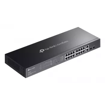TP-Link Omada ES220GMP valdomas tinklo jungiklis L2 Gigabit Ethernet (10/100/1000) PoE juodas