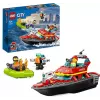 LEGO miesto gelbėjimo laivas 60373 – 144 detalės, 3 minifigūrėlės, nuo 5 metų
