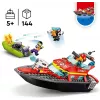 LEGO miesto gelbėjimo laivas 60373 – 144 detalės, 3 minifigūrėlės, nuo 5 metų