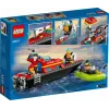 LEGO miesto gelbėjimo laivas 60373 – 144 detalės, 3 minifigūrėlės, nuo 5 metų