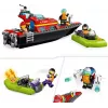 LEGO miesto gelbėjimo laivas 60373 – 144 detalės, 3 minifigūrėlės, nuo 5 metų
