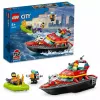 LEGO miesto gelbėjimo laivas 60373 – 144 detalės, 3 minifigūrėlės, nuo 5 metų