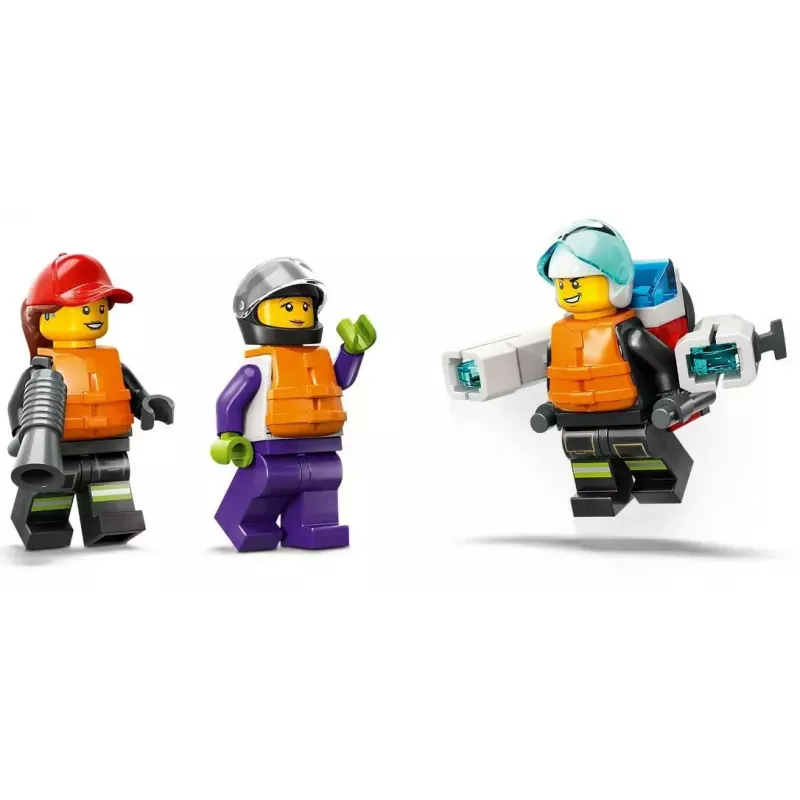 LEGO miesto gelbėjimo laivas 60373 – 144 detalės, 3 minifigūrėlės, nuo 5 metų