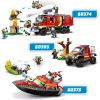 LEGO miesto gelbėjimo laivas 60373 – 144 detalės, 3 minifigūrėlės, nuo 5 metų
